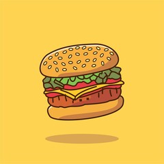 Burger Illustration