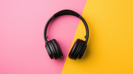 A pair of noise-canceling headphones blocking out ambient sounds, allowing the user to immerse themselves in their music or podcasts. 