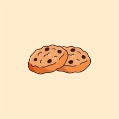 Chocolate Cookie Illustration