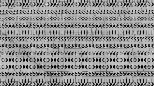 computer binary coding programming, error hacking concept, numbers code flickering animation abstract background