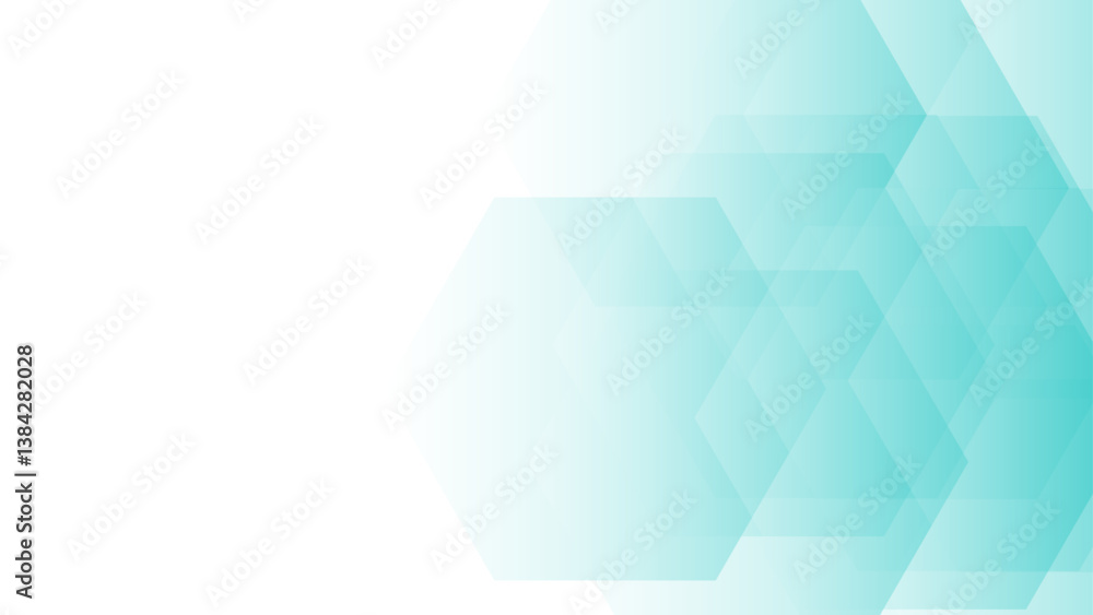 Poster abstract blue grid mosaic background with copy space for mockup template. trendy techno business tem