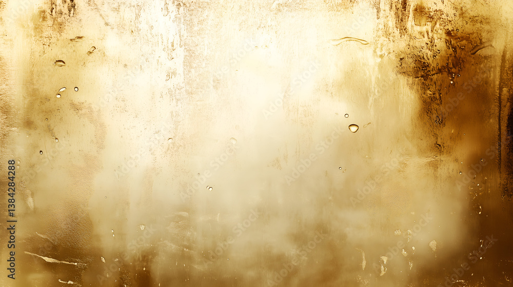 Poster elegant and textured abstract background with an atmospheric golden color. the image has a sense of 