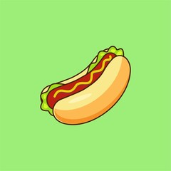 Hotdog Illustration