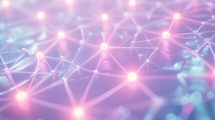 Fototapeta premium Abstract network visualization of digital connections in technology hub infographic