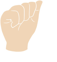 알파벳 지문자 A