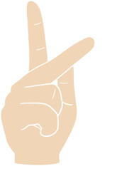 알파벳 지문자 K