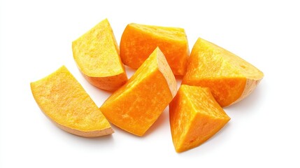 Yam isolated on white background