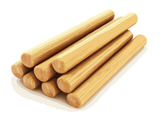 wood isolated on white background