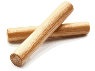 wood isolated on white background
