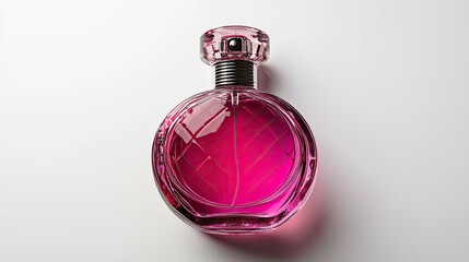 Pink Perfume Bottle: Elegant Fragrance in Luxury Glass Bottle