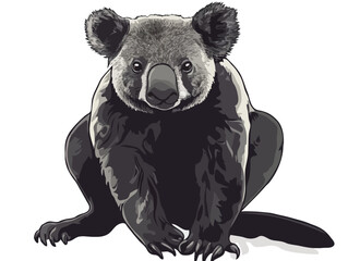 Dinkum vector illustration isolated on white