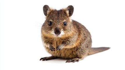 Obraz premium Quokka isolated on white background