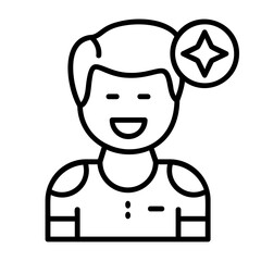 Nostalgia Outline Style Emotion Icon