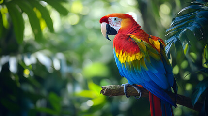 Obraz premium blue and yellow macaw