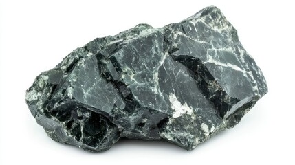 Serpentinite isolated on white background