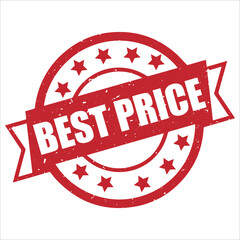 Best price round stamp icon grunge distressed style