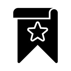 Online Learning Glyph Black Icon