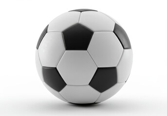 Fototapeta premium Soccer ball football classic black