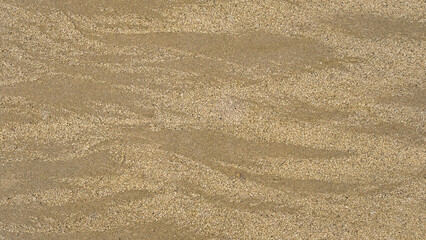 Dry sand with fine ripple patterns shaped by wind and water. The textured surface displays subtle natural waves, creating an organic and minimal background perfect for design and nature concepts.