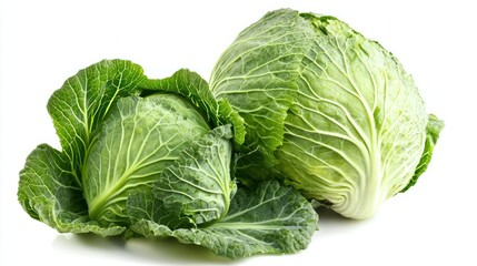 Obraz premium Cabbage isolated on white background