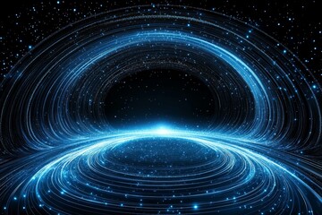 A glowing quantum computing chip processing data at an unimaginable speed