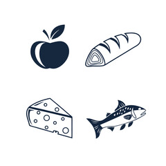  Daily Necessities vector icon set 