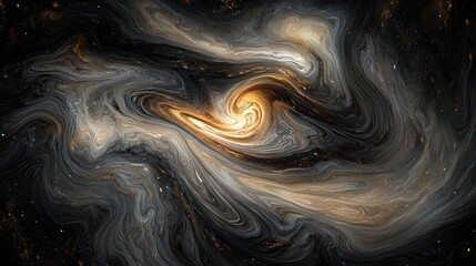 Obraz premium Abstract swirling galaxy design