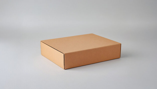 Simple image of a plain brown cardboard box on a light gray background, suitable for product display or e-commerce.