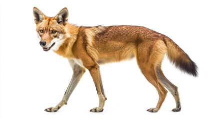 Obraz premium Dingo isolated on white background