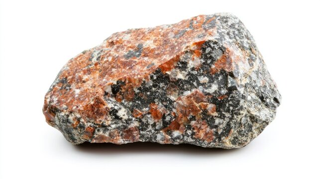 Diorite isolated on white background