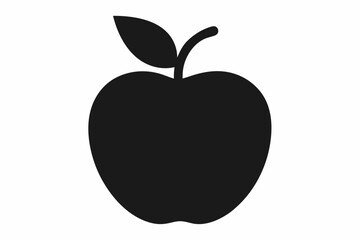 Fototapeta premium black and white apple