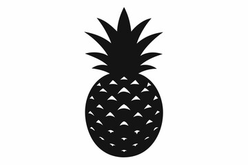 Obraz premium vector illustration of pineapple