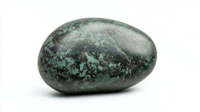 Eclogite isolated on white background