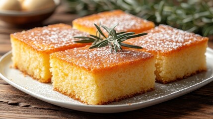 photo a Olive Oil Cake isolated on white background,Transparent background, clear border, for easy background separation
