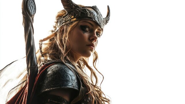 Frigg isolated on white background