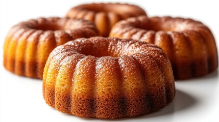 photo a Rum Cake isolated on white background,Transparent background, clear border, for easy background separation,stock photo