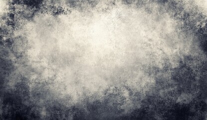 Obraz premium Abstract, textured, dark background with light center. A mix of grey and black tones creates a distressed, aged feel
