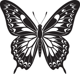 butterfly vector illustration, butterfly clipart, butterfly silhouette vector illustration, butterfly silhouette vector black and white