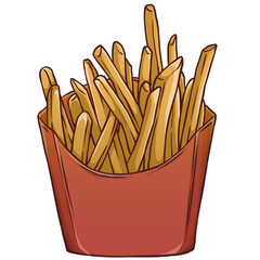 French Fries in a Basket
