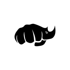 Punch rhino logo