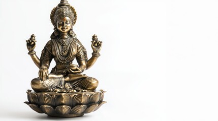 Fototapeta premium Lakshmi isolated on white background