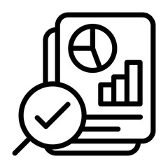 Audit Outline Icon