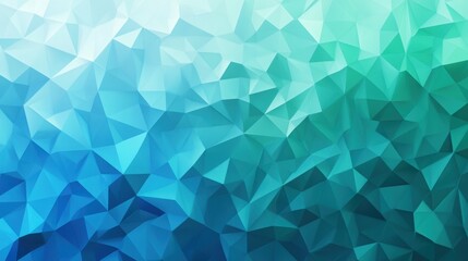 Obraz premium An abstract polygonal background with a gradient of electric blue,