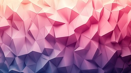 Fototapeta premium Abstract pink-blue low-poly background texture
