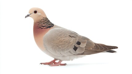 Mourning Dove isolated on white background