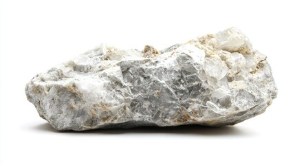 Obraz premium Oolitic Limestone isolated on white background