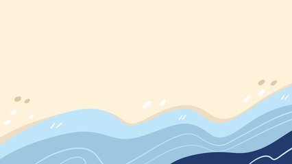 the beach wallpaper, sea template for background decoration.