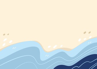 the beach wallpaper, sea template for background decoration.