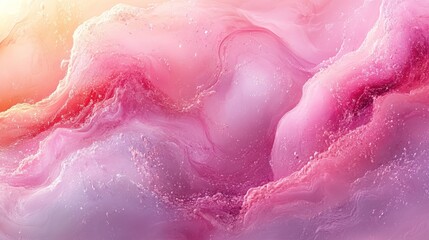 Obraz premium Abstract swirls of pink and purple marble texture with soft light