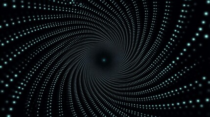 Spiral Light Tunnel, Abstract Background, Digital Art, Futuristic Design